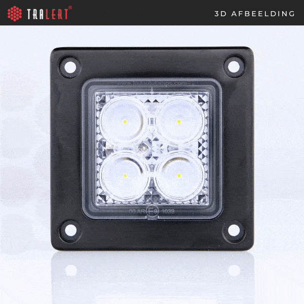 LED Baklys arbejdslampe | 12 watt | 660 lumen | 12-24v | ECE-R23 - 5
