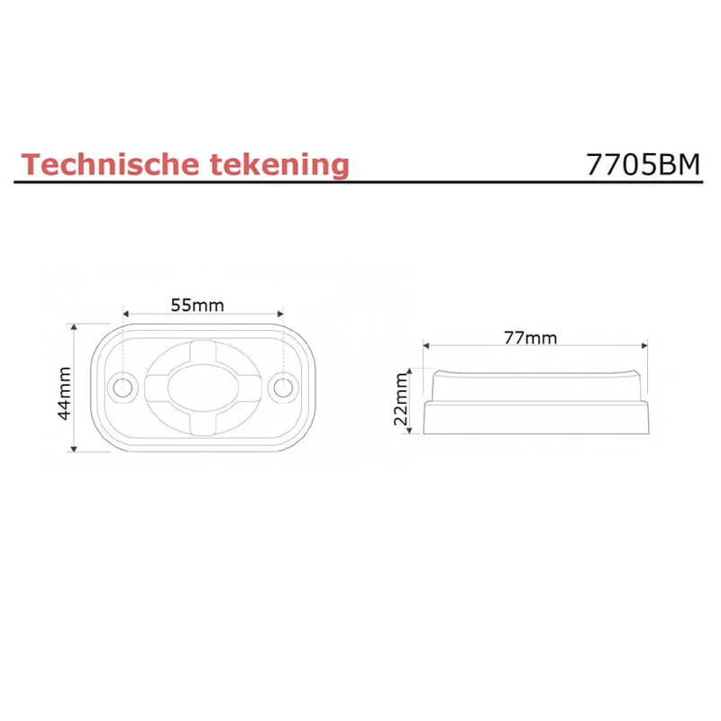 Clearance light | 9-30v | black - 3