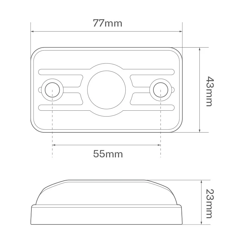 Clearance light 12-24V - 2