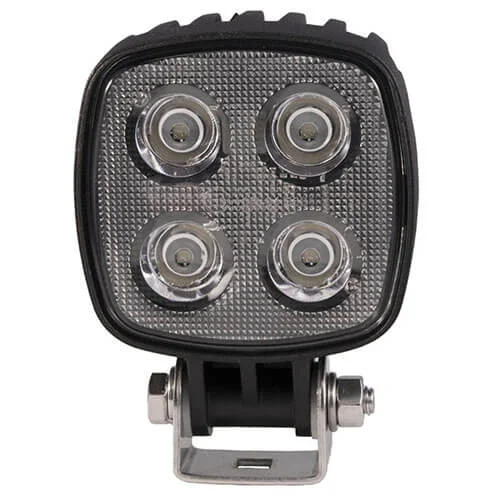 LED arbejdslampe | 12 watt | 1000 lumen | 10-80v | Floodbeam sort - 3