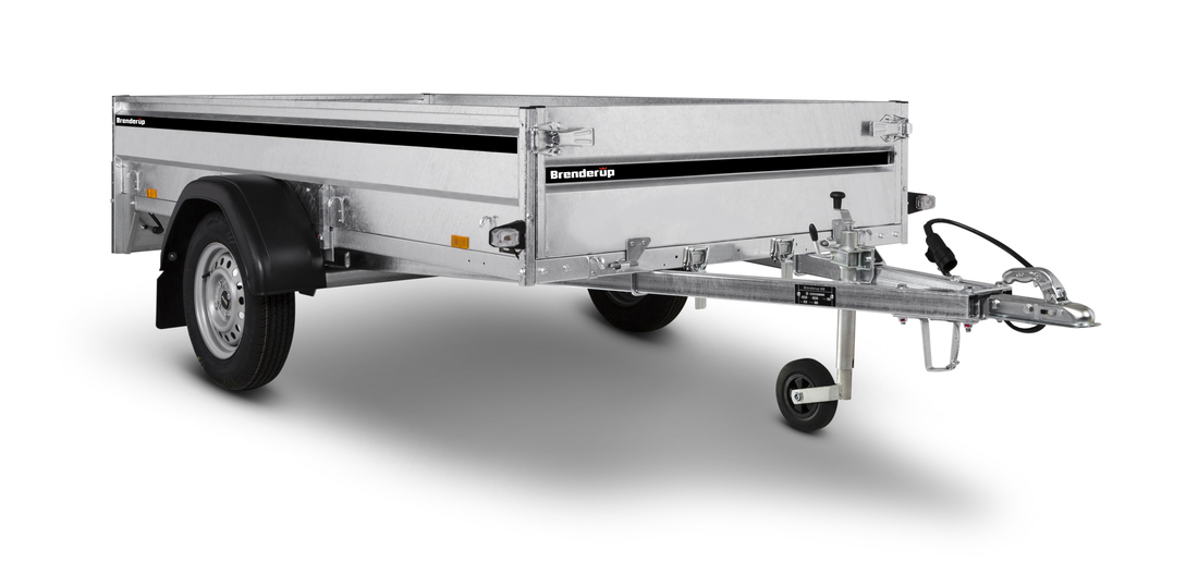 Brenderup Lågbyggd flakvagn Serie LMT Obromsad 650 kg