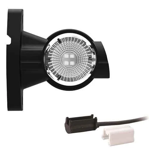 LED side marker light Left short stem 12-24v 1.5mm². connector