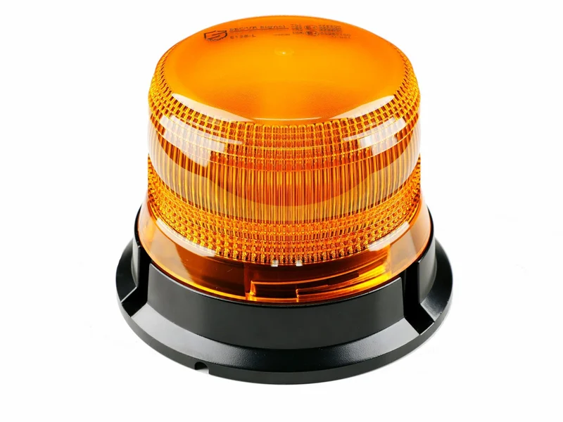 LED warning light R65, amber/low 12-24V, 3-bolt mounting