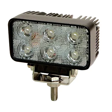 LED arbeidslys | 18W | 900 lumen | 10-30v | 20cm kabel