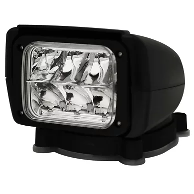 LED søkelys | roterbar med fjernkontroll | 1750 lumen | 12-24v | svart