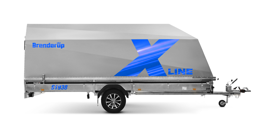 Brenderup Snöskotersläp X-line Silver Shadow Drift Inline 380L 1240 kg - 4