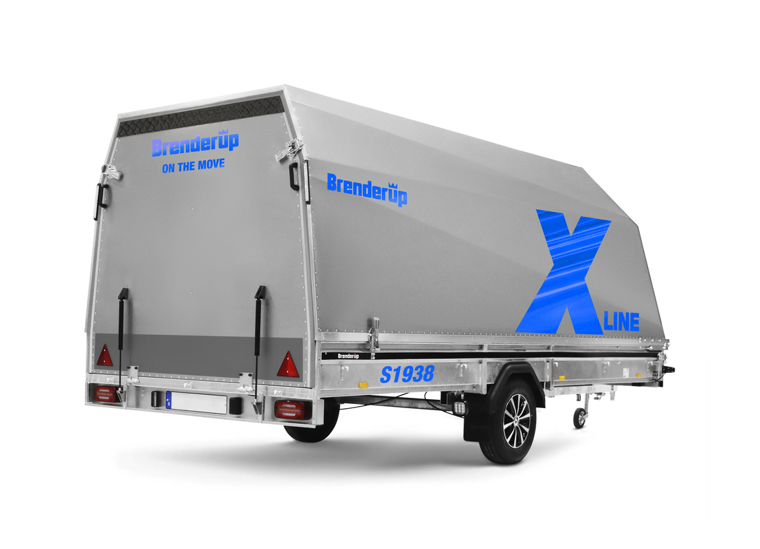 Brenderup Snöskotersläp X-line Silver Shadow Drift Inline 380L 1240 kg - 5