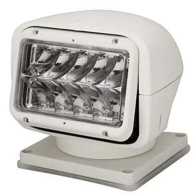LED søkelys | roterbar med fjernkontroll | 2250 lumen | 12-24v | hvit