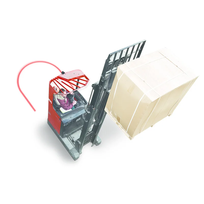 RED line semi-circle forklift light | 10-80v - 3
