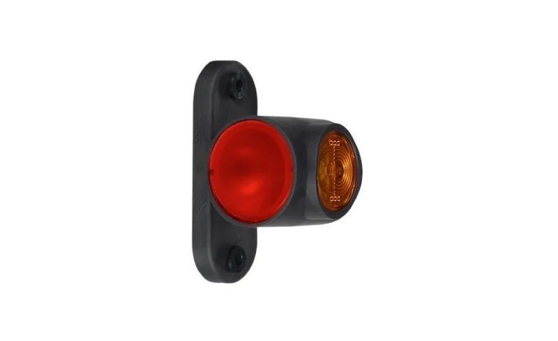 LED Sidomarkeringsljus röd/vit/amber 12-24V 50 cm. kabel