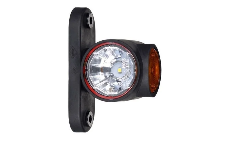 LED Sidomarkeringsljus röd/vit/amber 12-24V 50cm. kabel