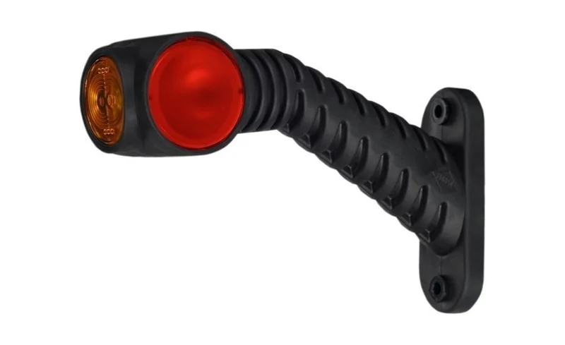 LED Sidomarkeringsljus röd/vit/amber Vänster 12-24V 50cm kabel