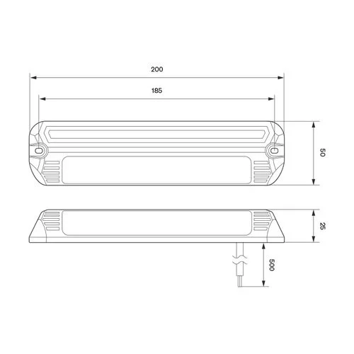 LED Hörnarbetslampa | vit | 1980 lumen | 12-24v | 11.5 Watt - 4