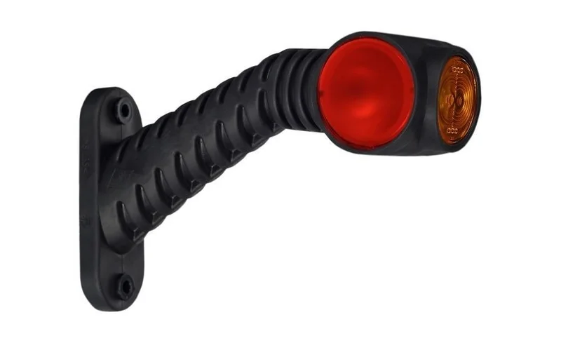 LED side marker light red/white/amber Right 12-24v 50cm. cable