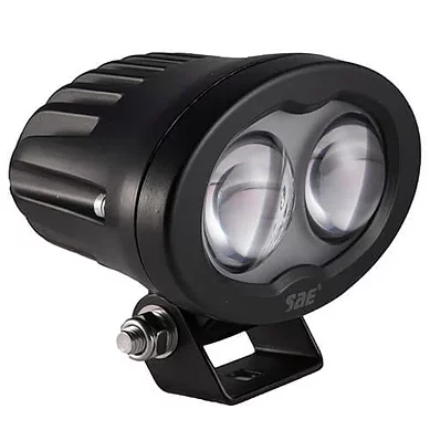 LED arbeidslys | Blå | 6 watt | 750 lumen | 9-110v | konveks linse