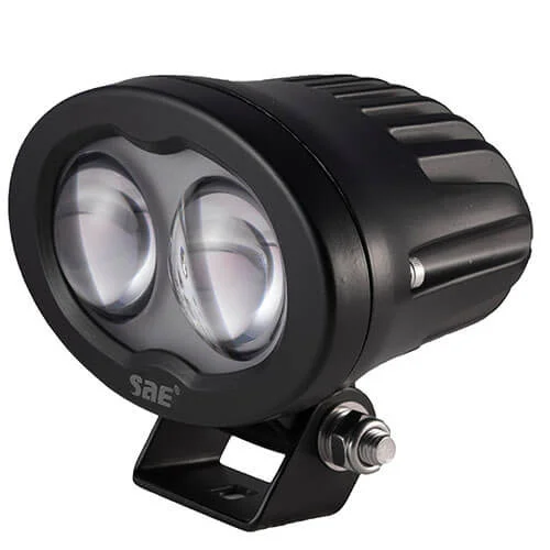 LED arbeidslys | Blå | 6 watt | 750 lumen | 9-110v | konveks linse - 4