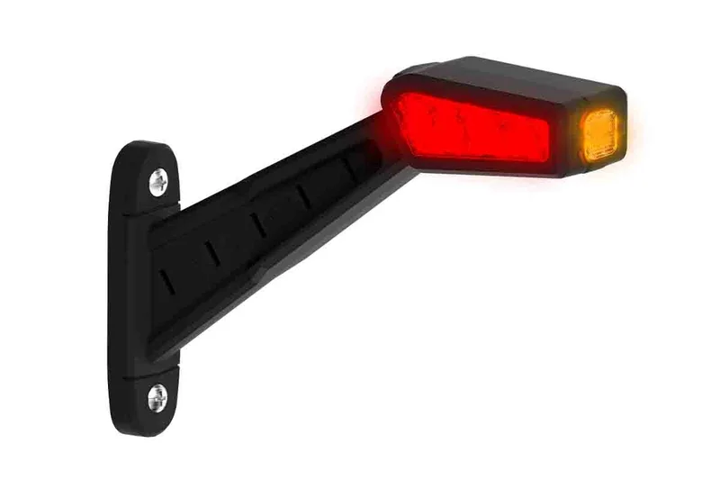 LED side marker light Right 12-36v 30cm. cable red/white/amber