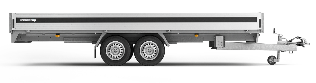 Brenderup Högbyggd flakvagn Serie 5000 520L 204B 3500 kg - 2