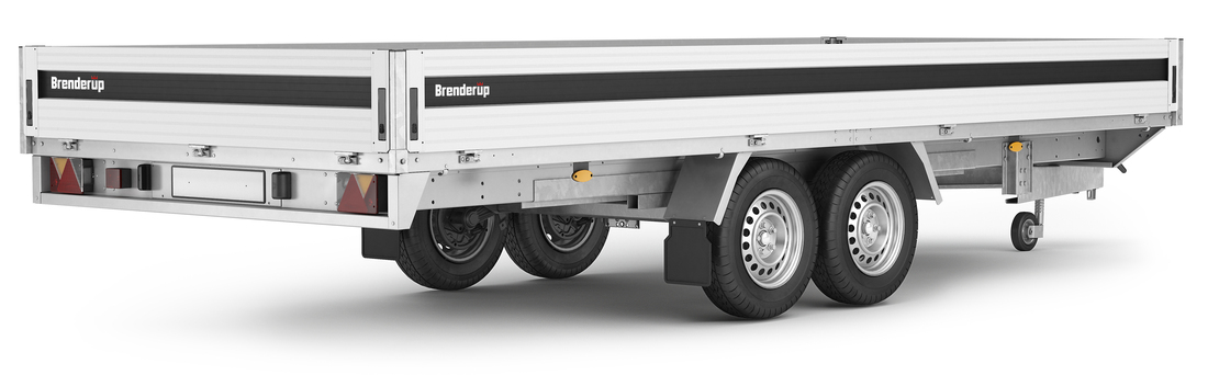 Brenderup Högbyggd flakvagn Serie 5000 520L 204B 3500 kg - 3