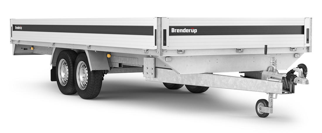 Brenderup Högbyggd flakvagn Serie 5000 520L 204B 3500 kg