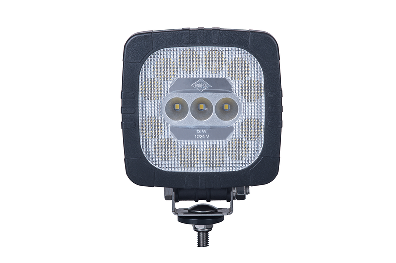 LED arbeidslys kompakt 1000lm - 12W - 12-24v - 1.5m kabel - 4