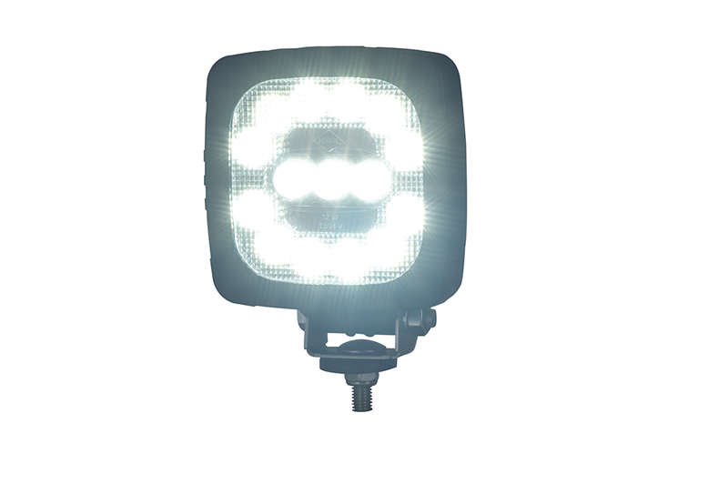 LED arbeidslys kompakt 1000lm - 12W - 12-24v - 1.5m kabel - 3