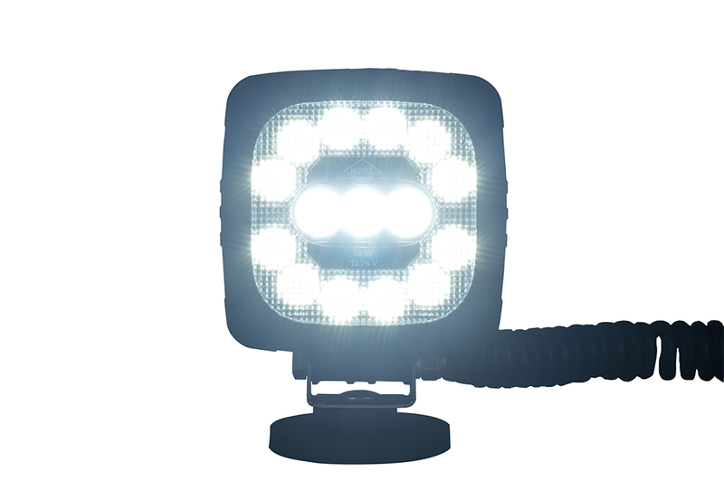 LED-työvalo magneettijalustalla 1000lm - 12W - 12-24v - 2