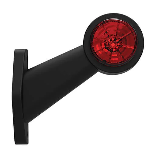 LED Sidemarkeringslys Høyrevinklet arm 12-36V 20cm kabel - 2