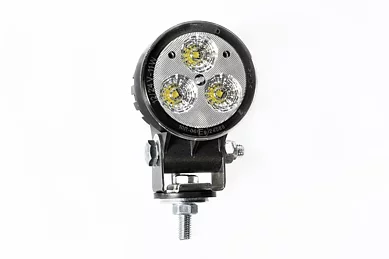 LED arbeidslys rund 1200lm, 12W, 12-24v, 1.5m. Kabel