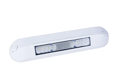 LED side arbeidslys 4000K, 1000lm, hvitt hus, 12-24v
