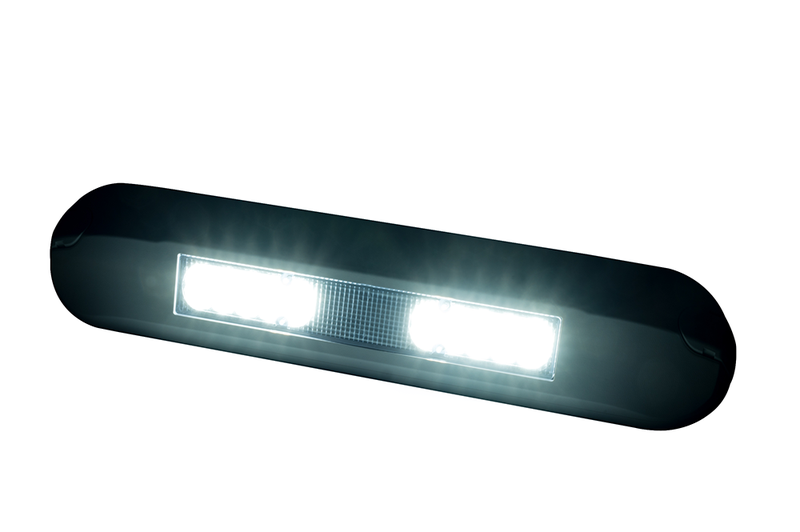 LED side arbejdslys 4000K, 1000lm, hvidt hus, 12-24v - 5
