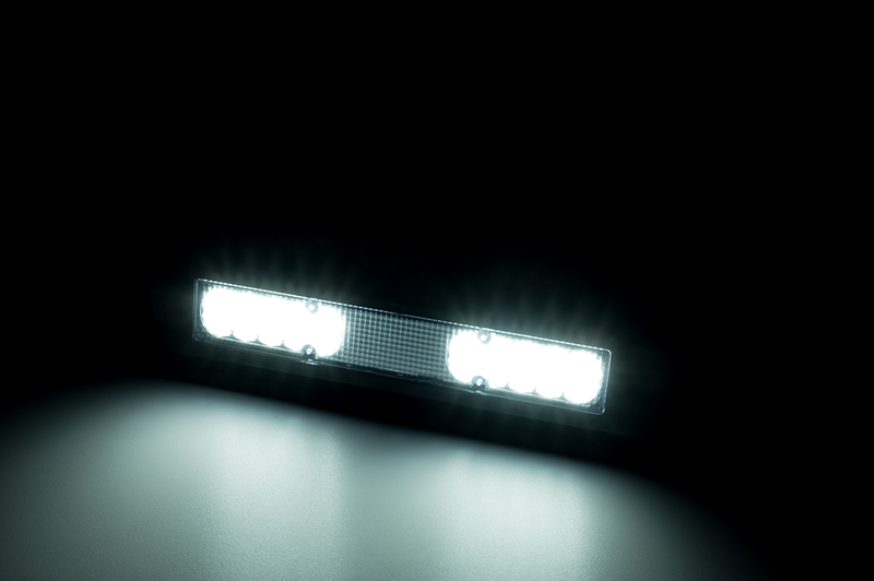 LED work light 4000K, 1000lm, black housing, 12-24v - 5