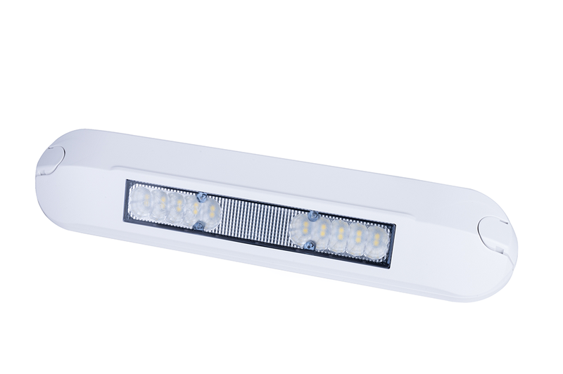 LED work light 6500K, 1000lm, white housing, 12-24v - 3