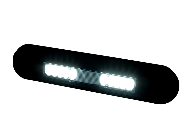 LED arbeidslys 6500K, 1000lm, svart hus, 12-24v - 4