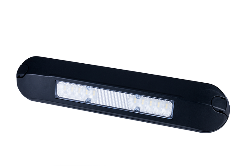 LED arbeidslys 6500K, 1000lm, svart hus, 12-24v - 3