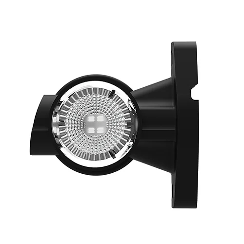 LED Sidemarkeringslys Høyre kort arm 12-36V 20cm. kabel. - 3