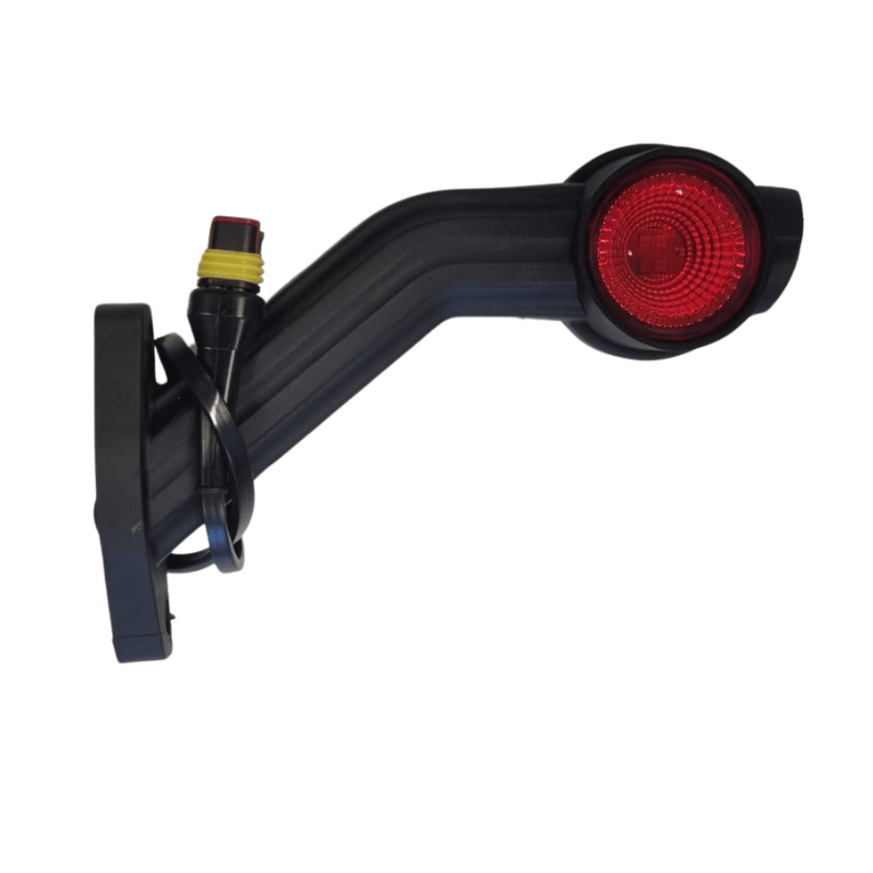 LED side marker light right, angled stem 12/36V Superseal