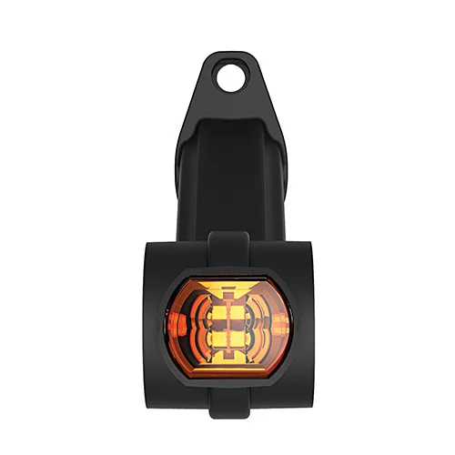 LED side marker light with angled stem Left 12-24v 0.75mm². connector - 3
