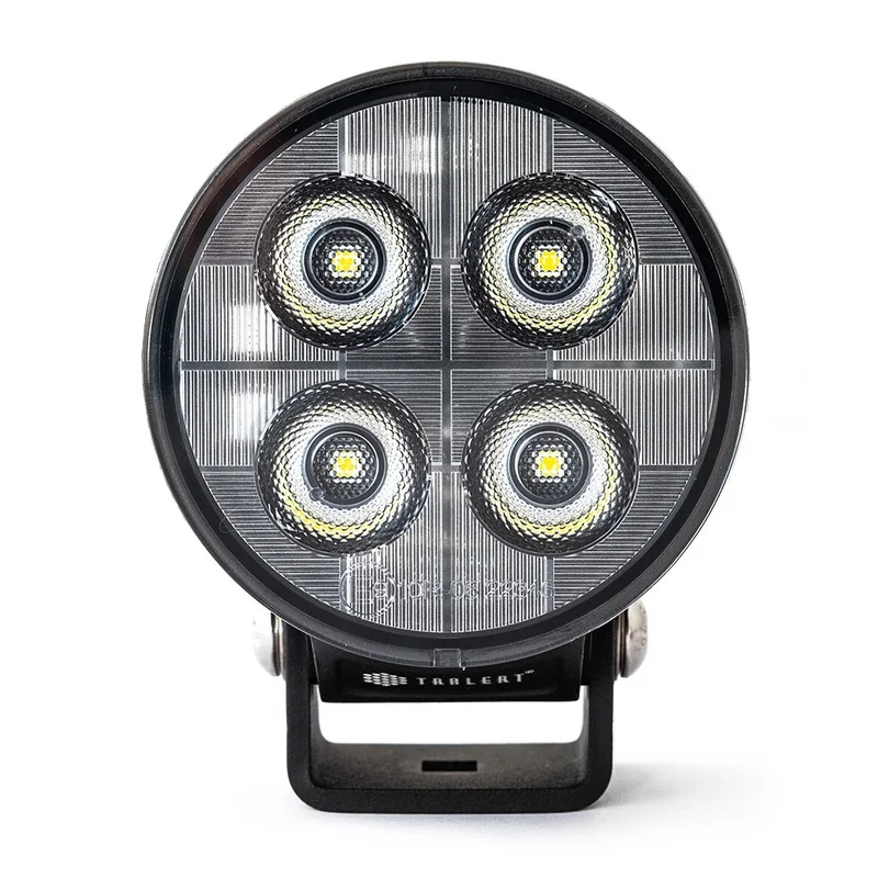 LED arbeidslys rund | 3800 lumen | 40Watt | innebygd kontakt | 9-36v - 3