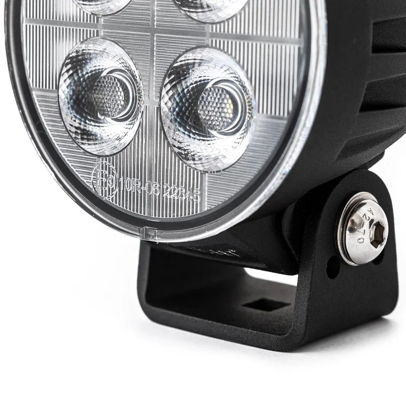 LED arbeidslys rund | 3800 lumen | 40Watt | innebygd kontakt | 9-36v - 7