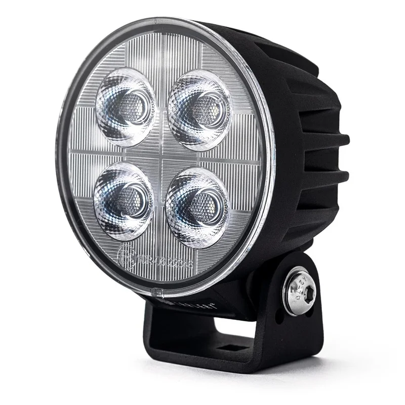 LED arbeidslys rund | 3800 lumen | 40Watt | innebygd kontakt | 9-36v - 4