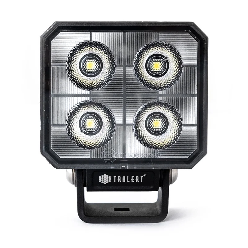 LED work light square | 3800 lumen | 40Watt | built-in connector | 9-36v - 2