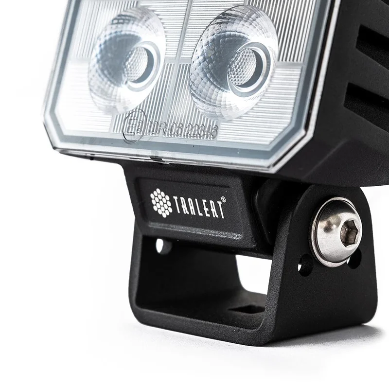 LED work light square | 3800 lumen | 40Watt | built-in connector | 9-36v - 6