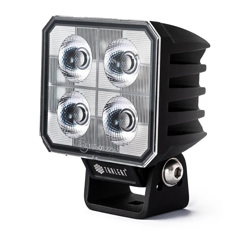 LED work light square | 3800 lumen | 40Watt | built-in connector | 9-36v - 3