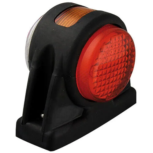 LED Sidemarkeringslys med kort arm 12-24V 20 cm kabel.