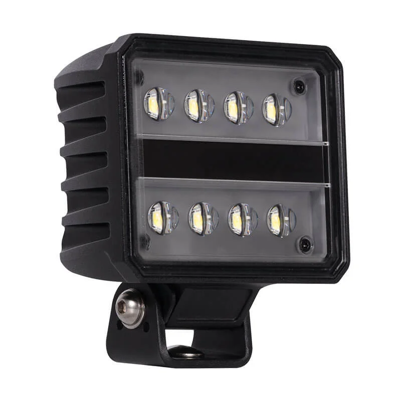 LED arbetslampa | 4100 lumen | 40 watt | IP69K | inbyggd Deutsch-kontakt