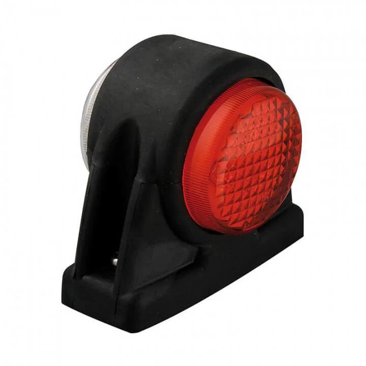 LED Sidomarkeringsljus med kort arm 12-24V 20 cm kabel.