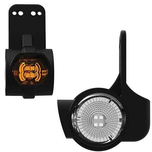 LED side marker light with short stem Right 12-36v 1.5mm². connector - 2