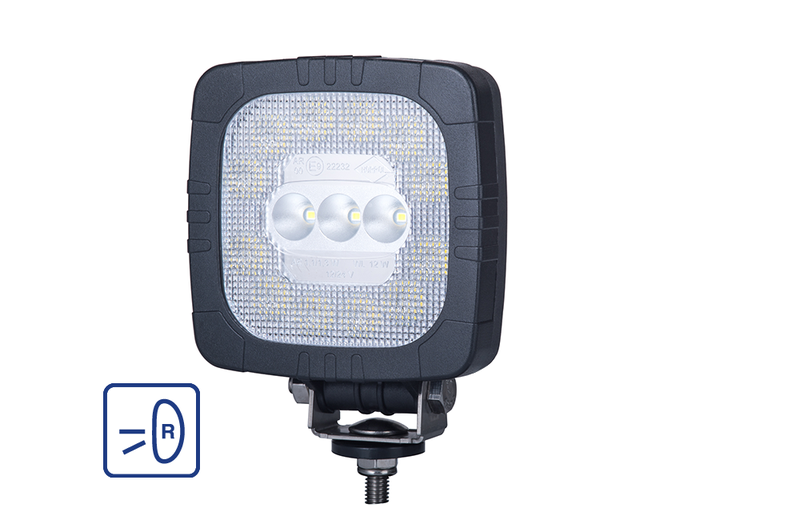 LED ECE-R23 Work light 1000lm - 12W - 12-24v - 1.5m. Cable - 3