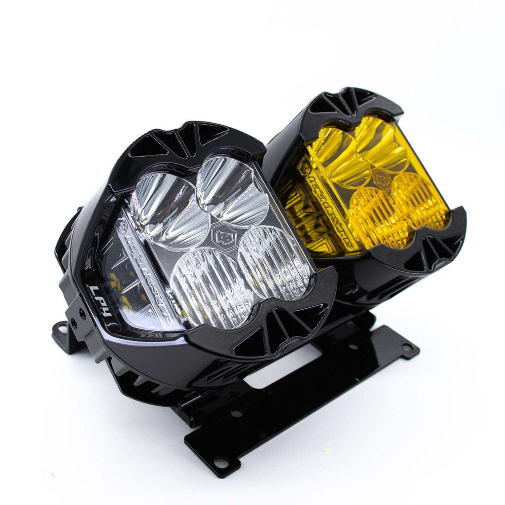18+ M8 Fat Bob Baja Designs Dual LP4 Lighting Bracket System - 4